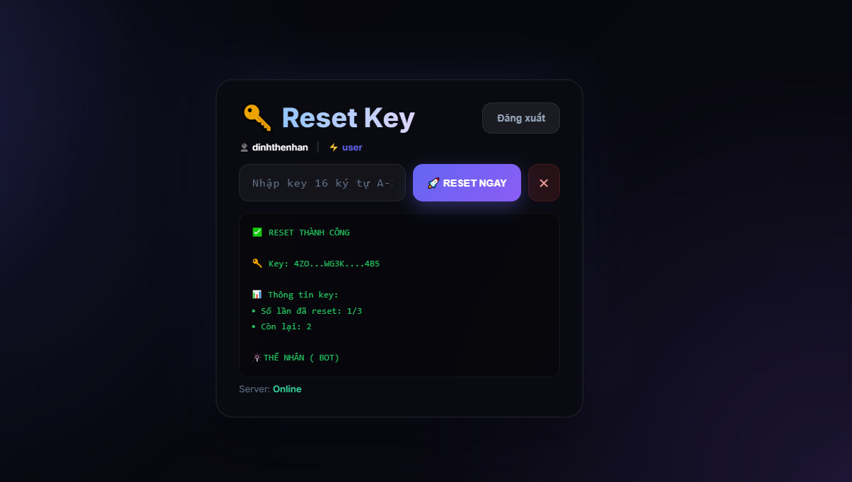 SOURCE RESET KEY FLU